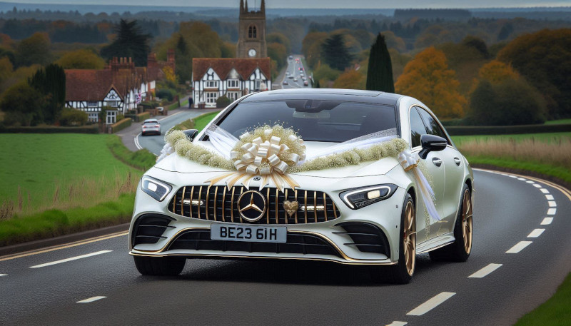 Wedding Mercedes in Berkshire